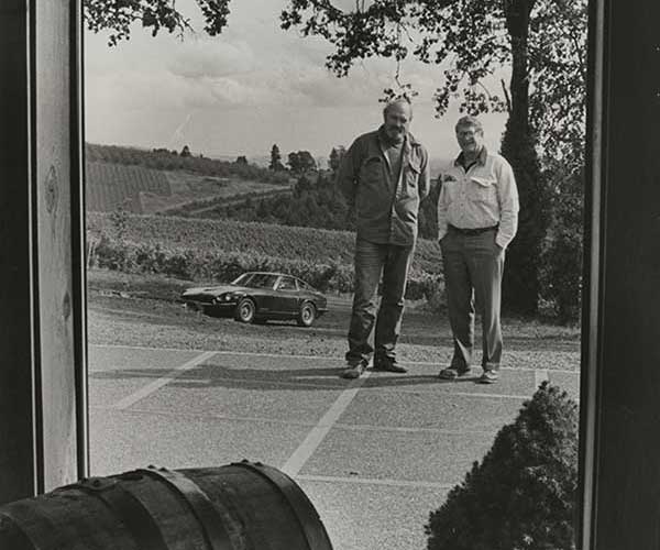 historical image - cal knudsen and dick erath in 1970s