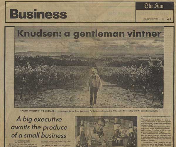 Newspaper Edit 500 Knudsen Vineyards