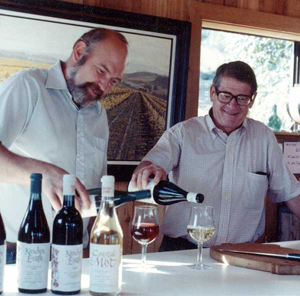 caldick historical image - cal knudsen and dick erath