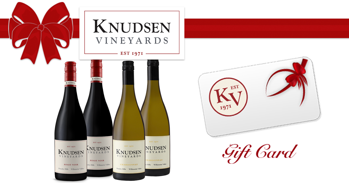 Gift Cards Knudsen Vineyards