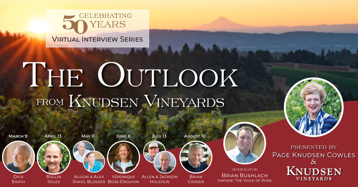 A wine webinar series from Oregon's Dundee Hills